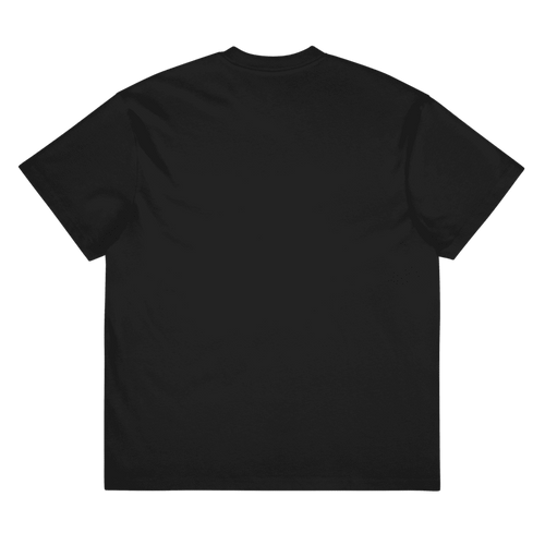 Back of Black T-shirt